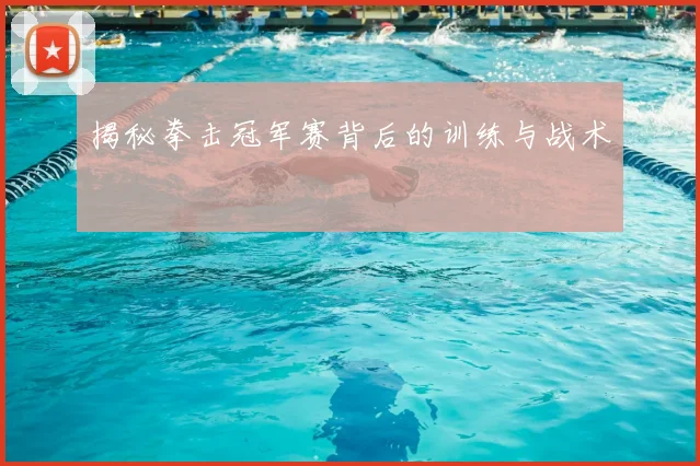 揭秘拳击冠军赛背后的训练与战术